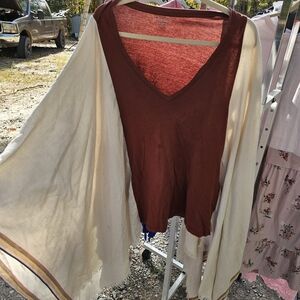 Old Navy Red Top with Pink Accent